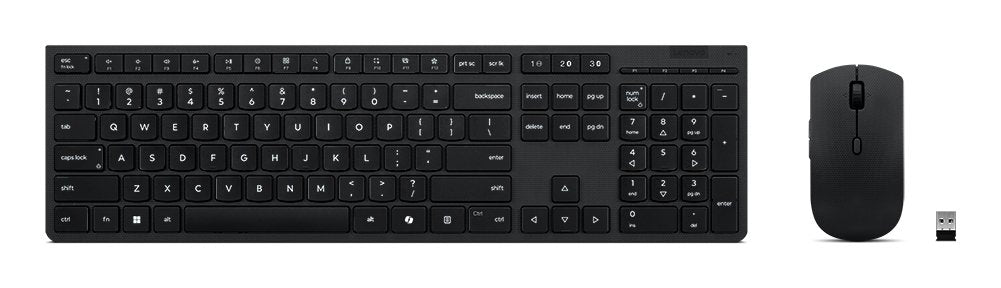 EAN 195892114673 - Lenovo 4X31R64357 teclado Ratón incluido Oficina RF Wireless + Bluetooth QWERTY Nórdico Gris imagen 1