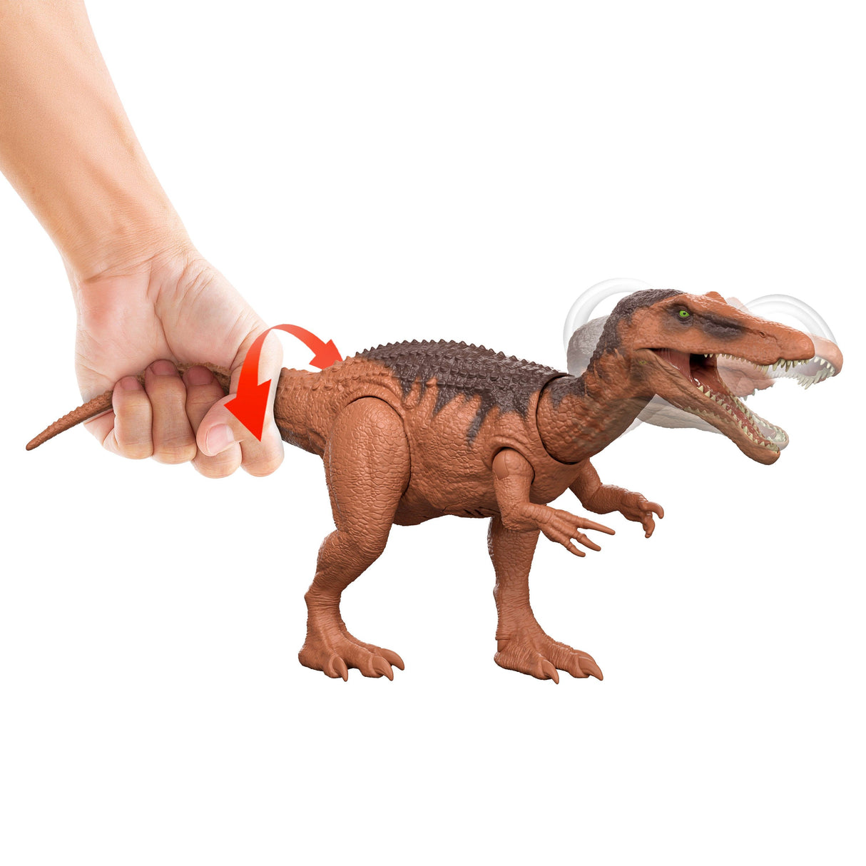 Figura Mattel Jurassic World Wild Roar Baryonyx, Personaje Jgc79