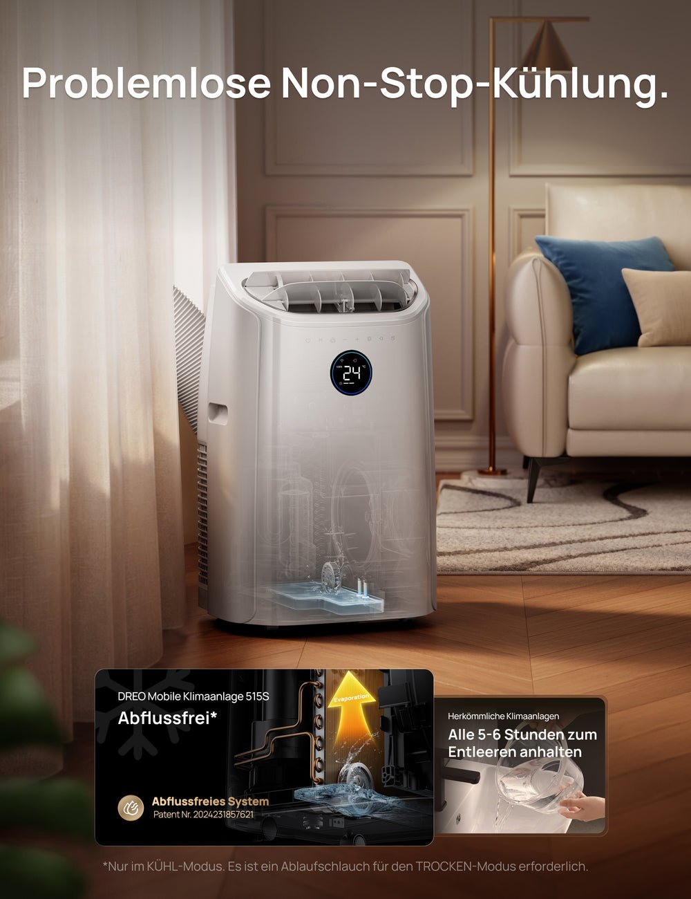 Dreo - Portable Air Conditioner, Ac515 - Smart