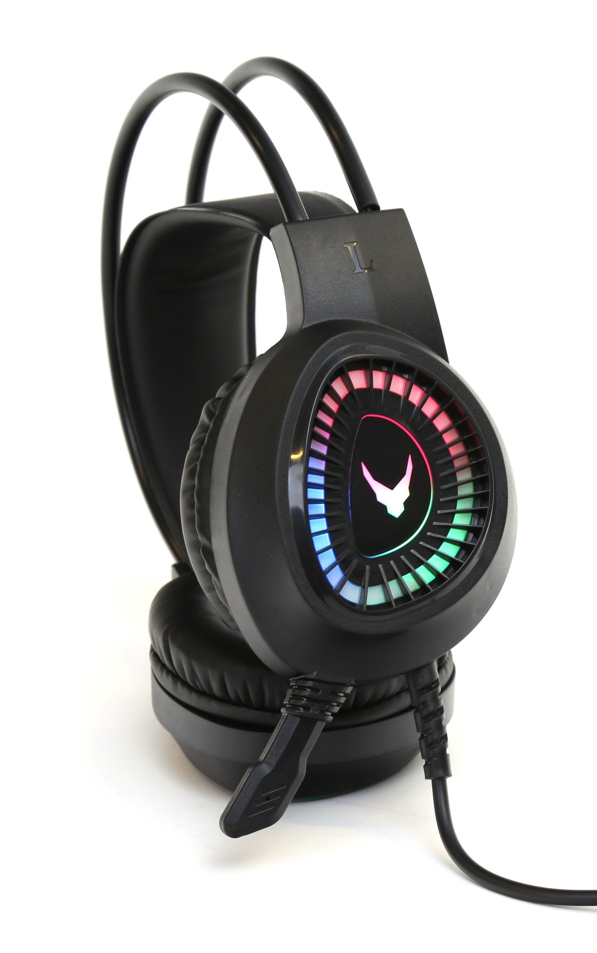 Omega Varr Casco Pro-Gaming Luz Led Cancelacion Ruido Mic Vh8010l Usb