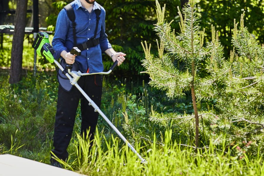 EAN 6952909053875 - Greenworks GR2105707 desbrozadora/bordeadora Batería Verde imagen 4