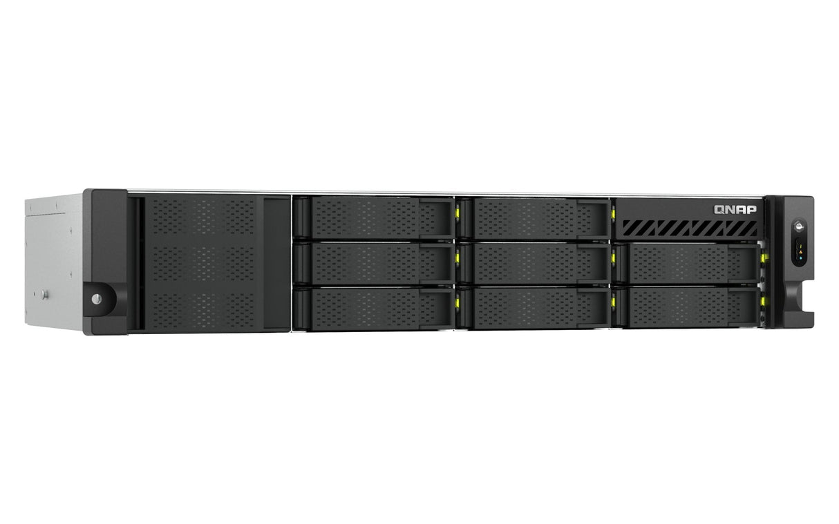 Servidor Nas Qnap Ts-H1065eu-Rp 10 Compartimentos Montaje En Bastidor Sata-600 / Nvme Ram 8 Gb 2.5 Gigabit Ethernet 2u