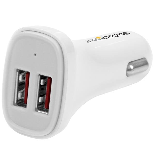 Startech.Com Usb2pcarwhs Cargador De Dispositivo Móvil Auto Blanco