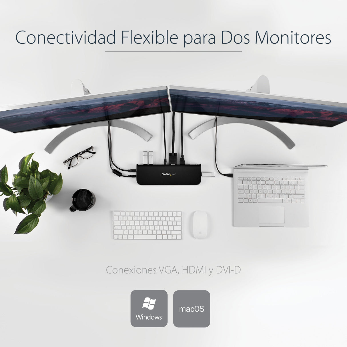 EAN 0065030851299 - StarTech.com USB3SDOCKHDV base para portátil y replicador de puertos Alámbrico USB 3.2 Gen 1 (3.1 Gen 1) imagen 9