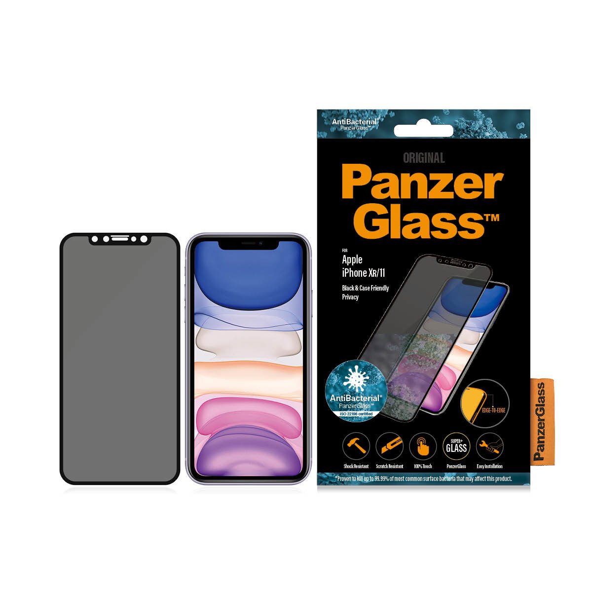 EAN 5711724126659 - PanzerGlass ® Privacy Screen Protector iPhone 11 | XR | Edge-to-Edge Protector de pantalla Apple 1 pieza( imagen 3