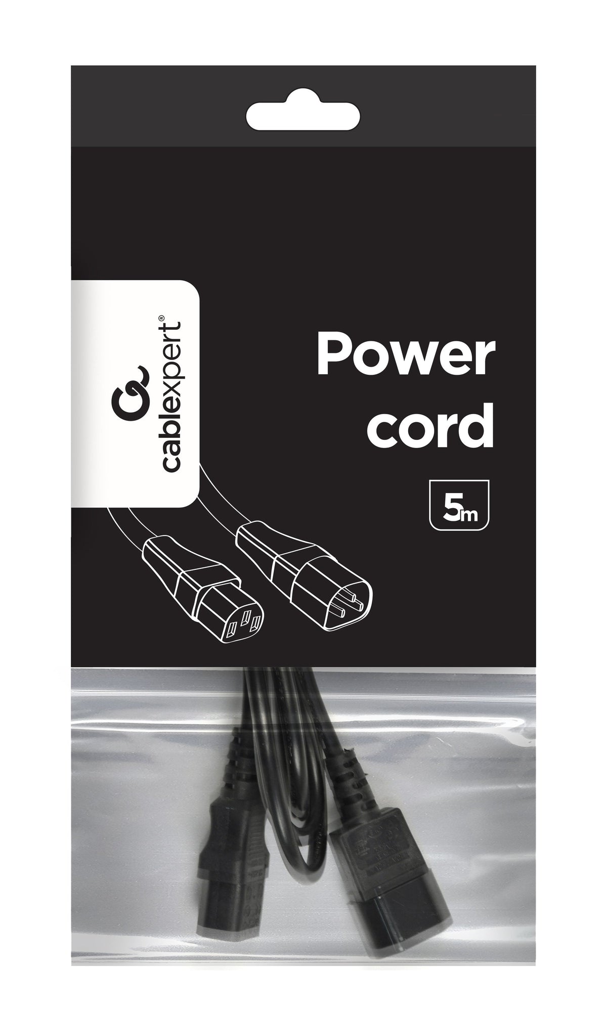 EAN 8716309037877 - Gembird PC-189-100-5M cable de transmisión Negro C13 acoplador IEC C14 imagen 4