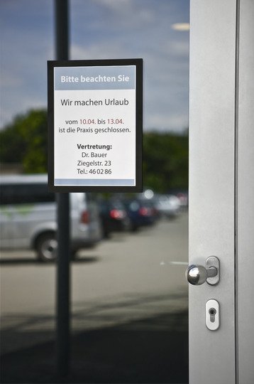 Marco Informativo Durable Duraframe A4 Autoadhesivo 2 Piezas Negro