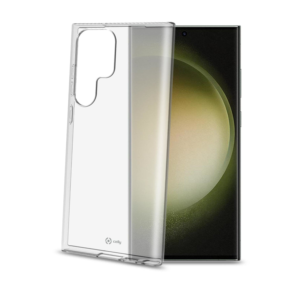 Celly Gelskin1033 Funda Para Samsung Galaxy S23 Ultra 5g (6.8") Transparente