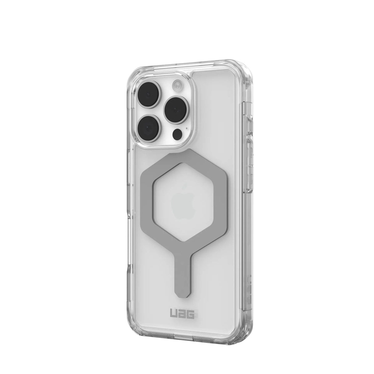 Funda Urban Armor Gear Plyo Para Teléfono Móvil 16 Cm (6.3") Plata, Transparente