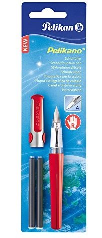 Pelikan Pluma Estilográfica Pelikano P480a Rojo+2gtp B