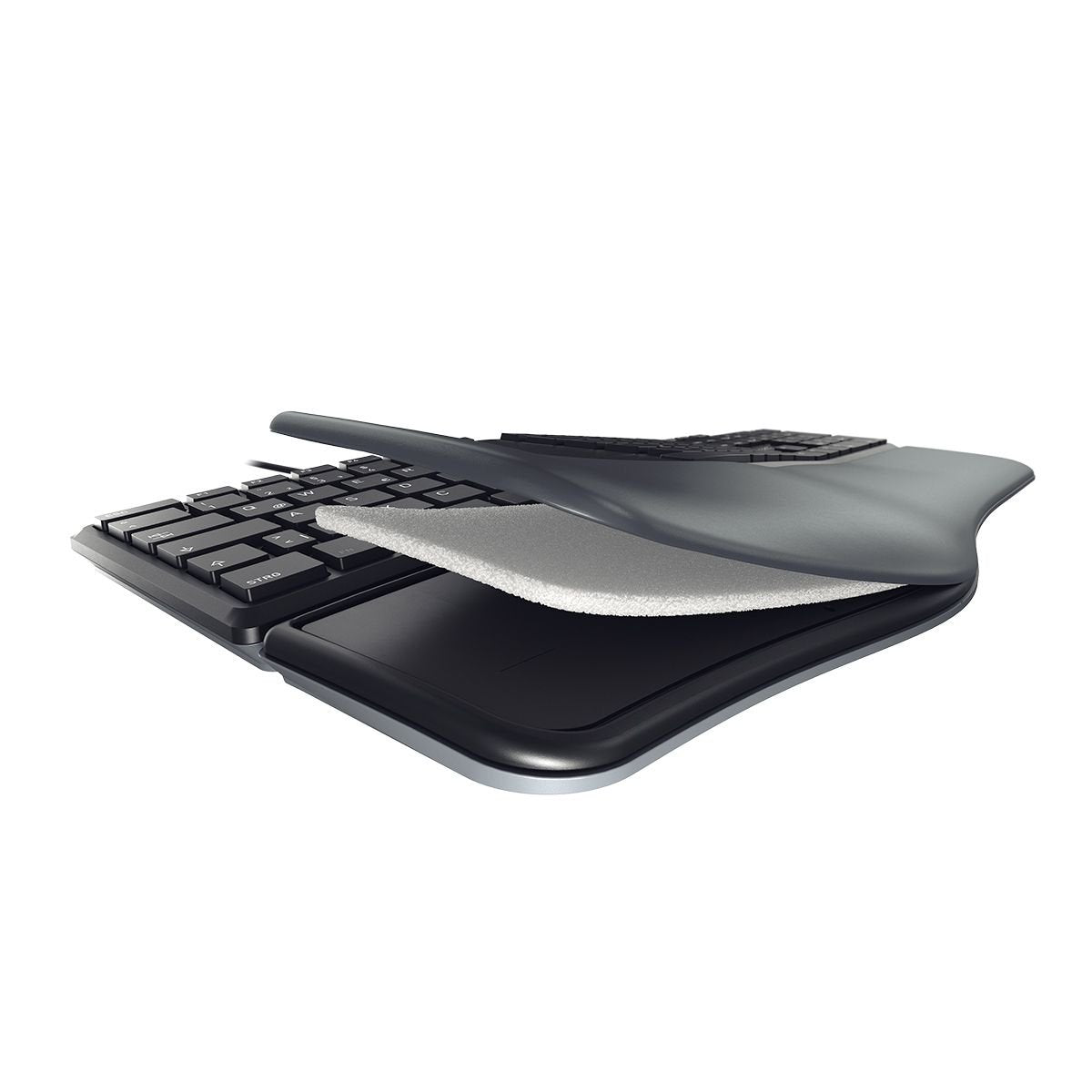 EAN 4025112093920 - CHERRY KC 4500 ERGO teclado Universal USB QWERTY Inglés de EE. UU. Negro imagen 3