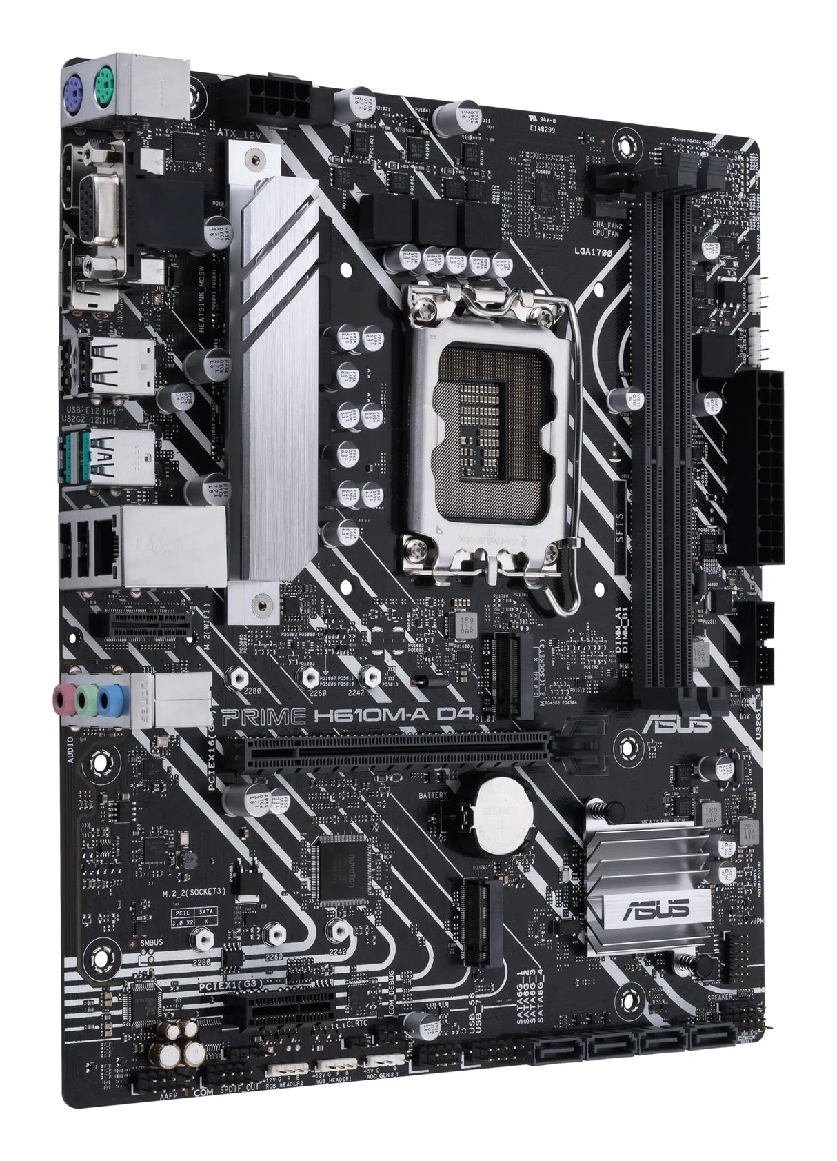 Placa Base Asus Prime H610m-A D4-Csm Socket 1700 Micro Atx