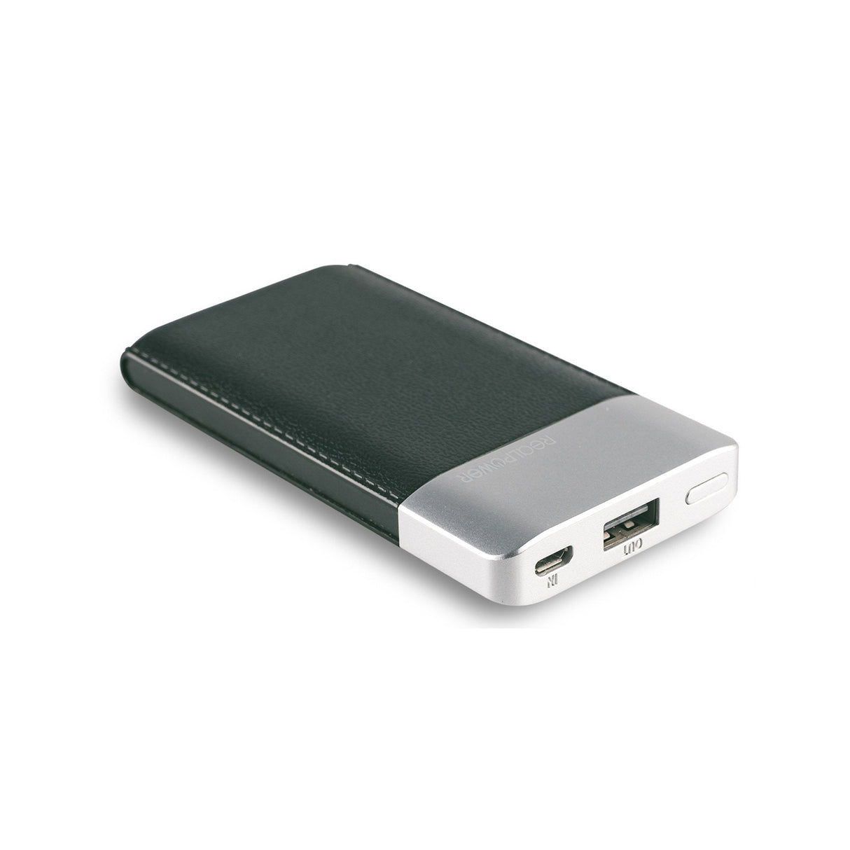 Powerbank Realpower Pb-4000 Fashion Black (Lederoptik)