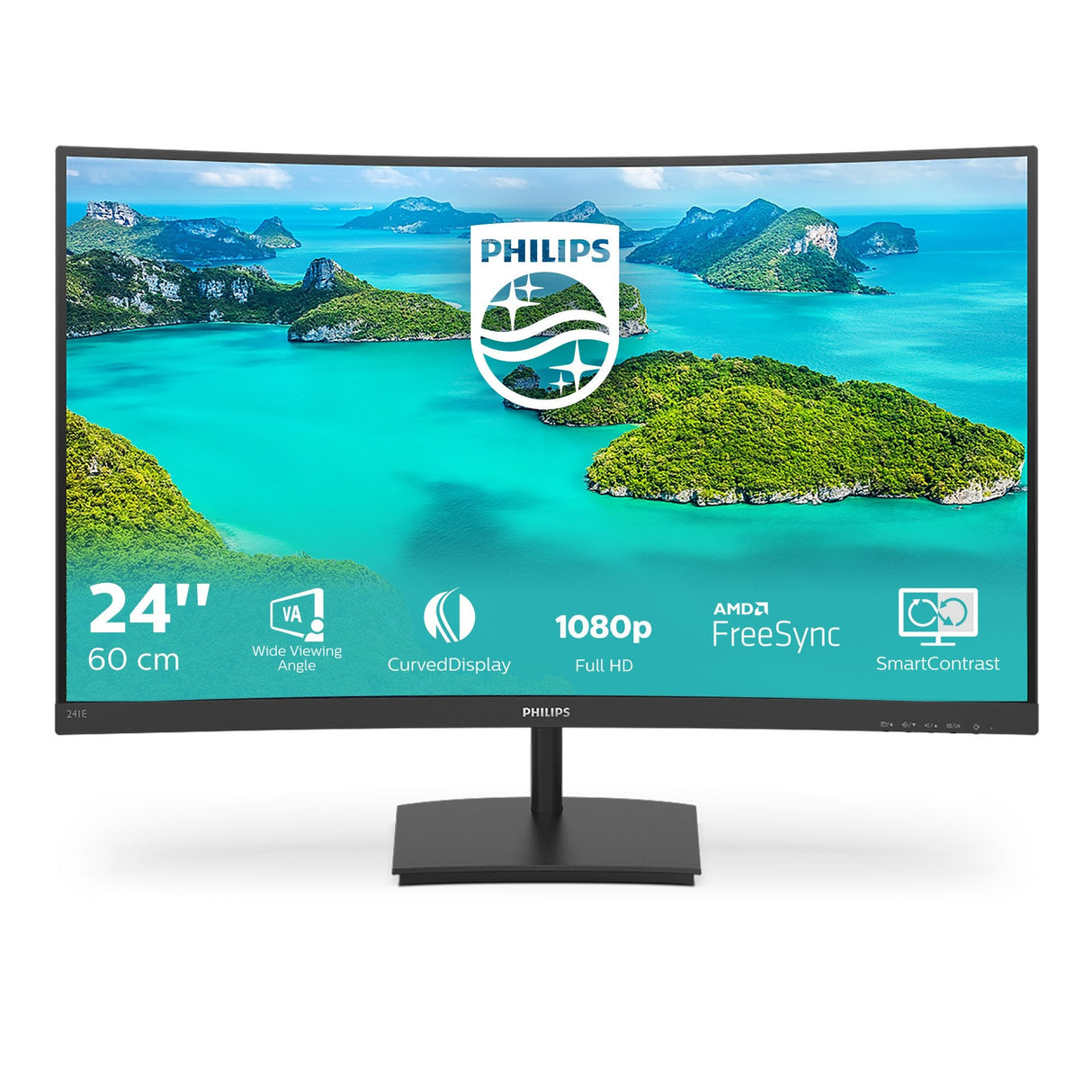EAN 8712581759377 - Philips E Line 241E1SCA/00 pantalla para PC 59,9 cm (23.6") 1920 x 1080 Pixeles Full HD LCD Negro imagen 1