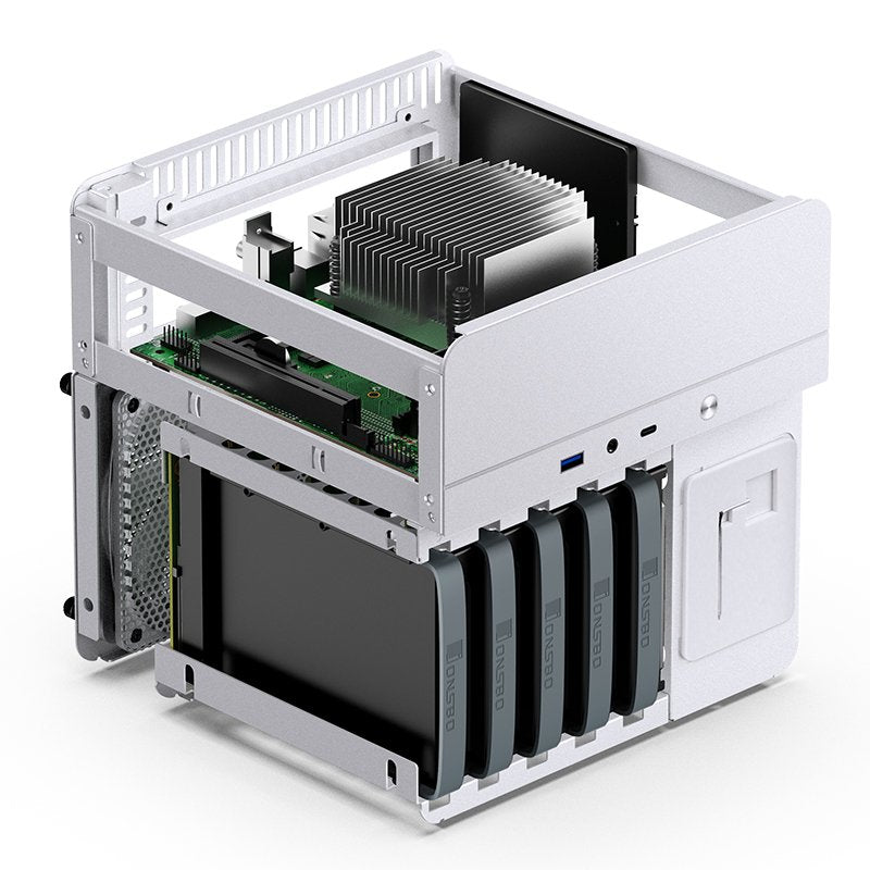 Jonsbo N2 Mini-Itx Nas Carcasa - Blanco
