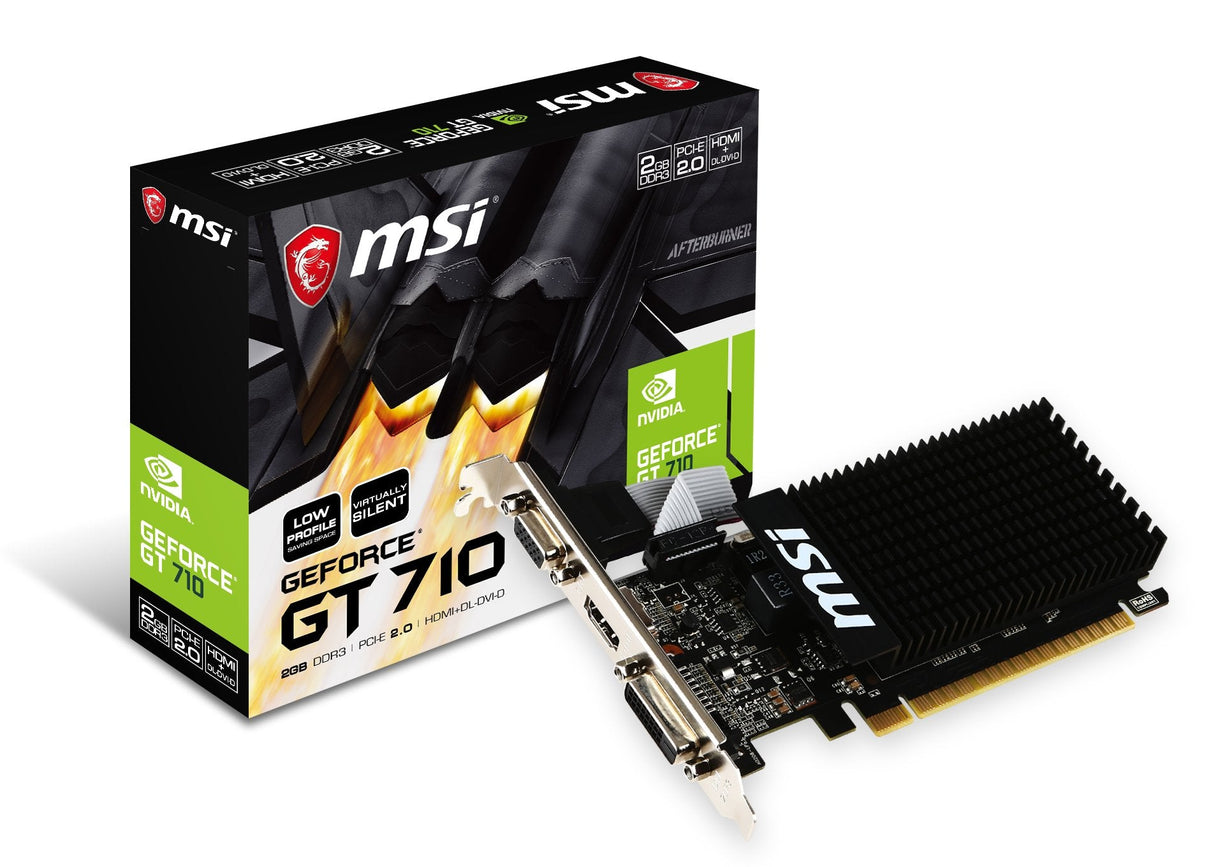 EAN 4719072448233 - MSI GT 710 2GD3H LP tarjeta gráfica NVIDIA GeForce GT 710 2 GB GDDR3 imagen 2