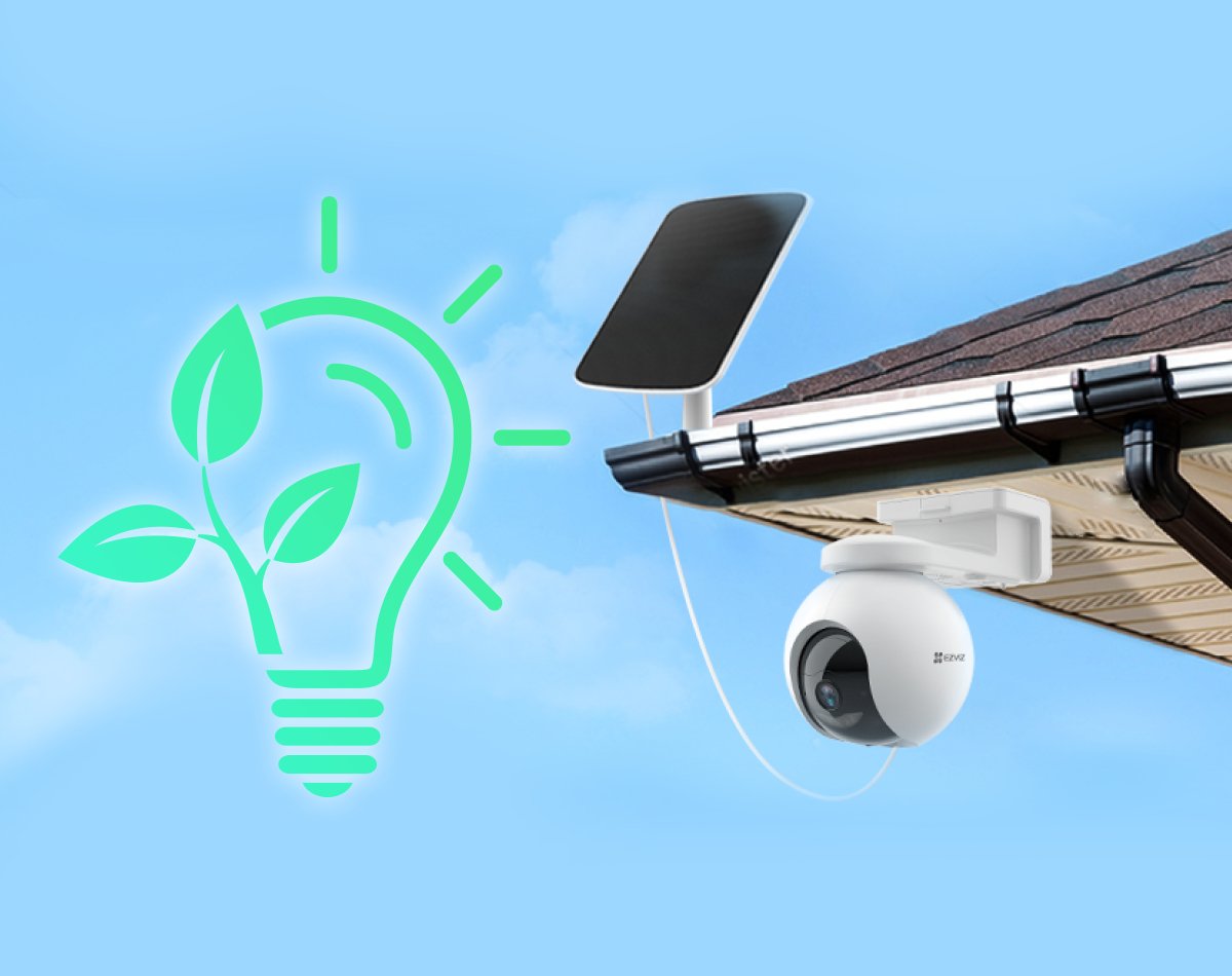 Ezviz Cs-Cmt-Solar Panel-E, Solar Charging Panel For Eb8 Camera