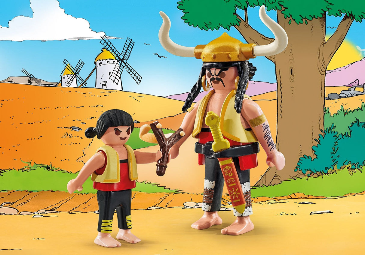 Playmobil Asterix: Sopalajo De Arrierez Y Torrezno Y Pepe