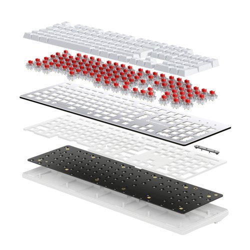 Newskill Gaming Ns-Kb-Serikev2 Teclado Usb Qwerty Español Blanco