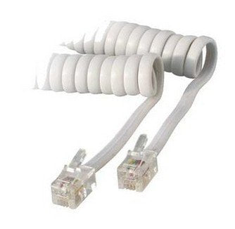 S-Conn 2m Rj10 Transparente, Blanco