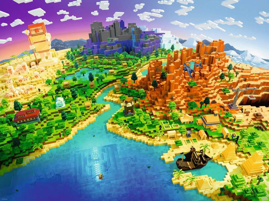 Puzzle 1500el Minecraft World