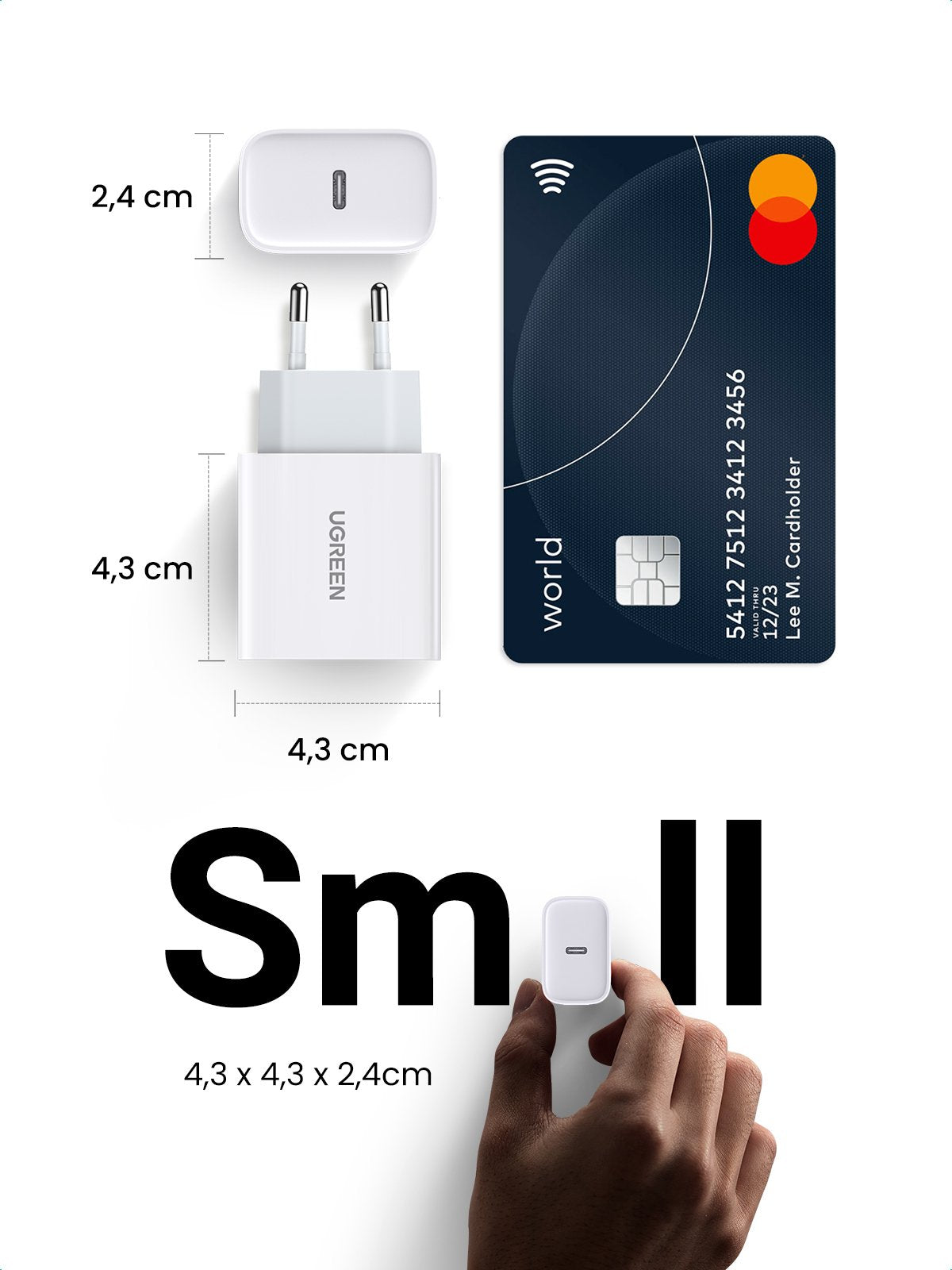 Cargador Ugreen Pd 20w Eu White