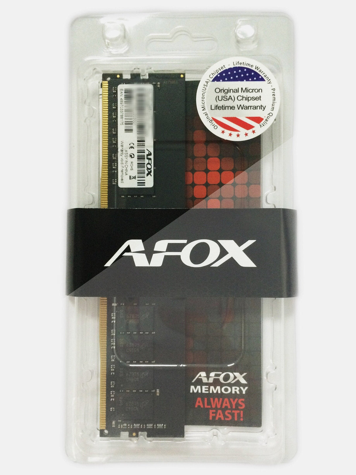 Memoria Afox Afld44en1p 4 Gb 1 X 4 Gb Ddr4 2400 Mhz Afld44en1p