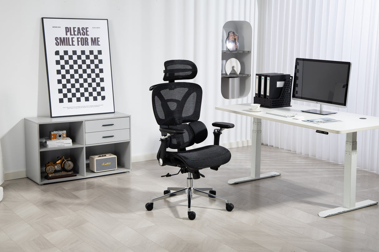 EAN 5901443391562 - Activejet YK848 BK silla de oficina y de ordenador Asiento de malla Respaldo de malla imagen 31