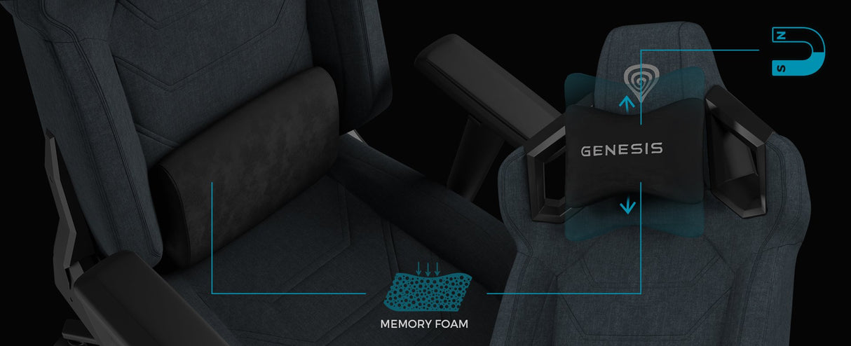 EAN 5901969445602 - GENESIS NFG-2245 silla para videojuegos Silla para videojuegos de PC Asiento acolchado imagen 10