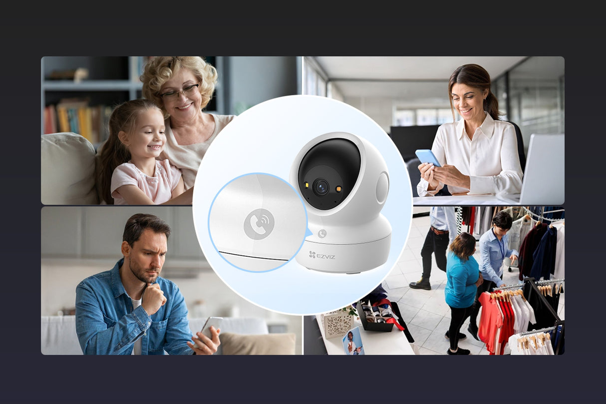 EAN 6941545642147 - EZVIZ H6c G1 3K Esférico Cámara de seguridad IP Interior 2880 x 1620 Pixeles Techo/Pared/Escritorio imagen 36