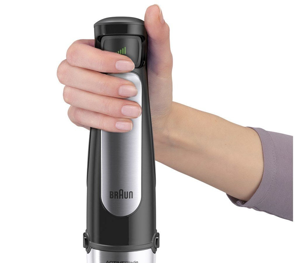 EAN 8021098774538 - Braun MQ 7000X 0,6 L Batidora de inmersión 1000 W Negro, Acero satinado imagen 3
