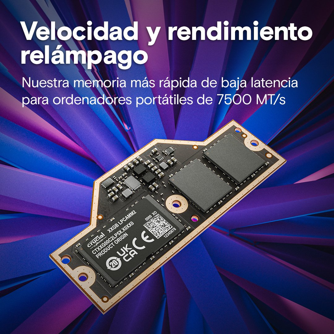 Pamiec Do Notebooka Ddr5 Lpcamm2 64gb/7500 Lpddr5x