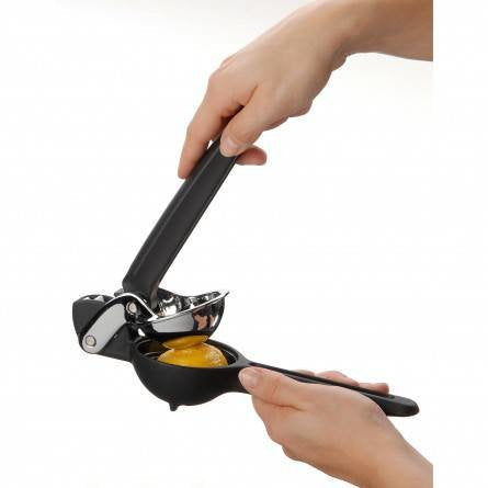 Wmf 0646906210 Prensasde Cítricos Plástico, Acero Inoxidable Negro, Acero Inoxidable