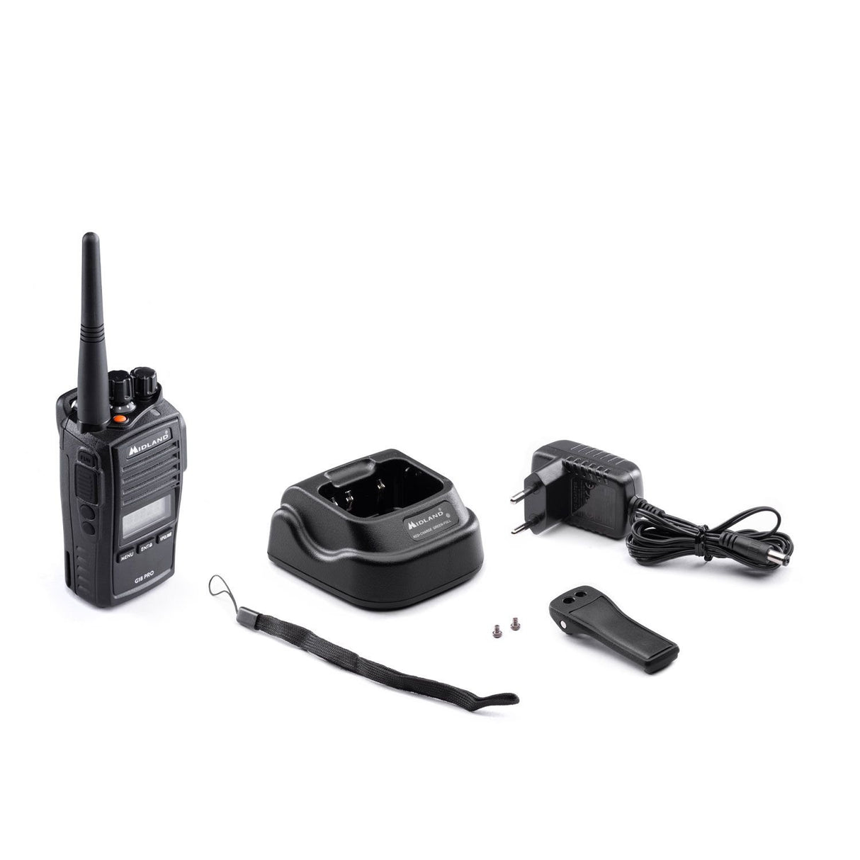 EAN 8011869204517 - Midland G18 Pro two-way radios 99 canales 446.00625 - 446.19375 MHz Negro imagen 5