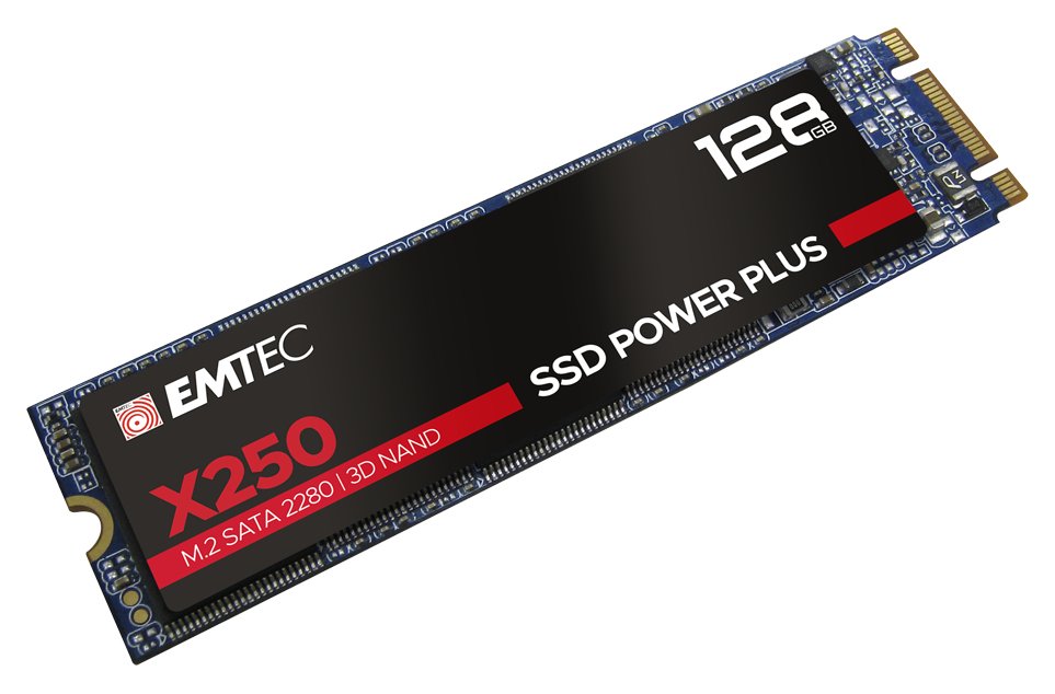 Disco Ssd Emtec 128gb X250 M.2 Gb Serial Ata Iii 3d Nand