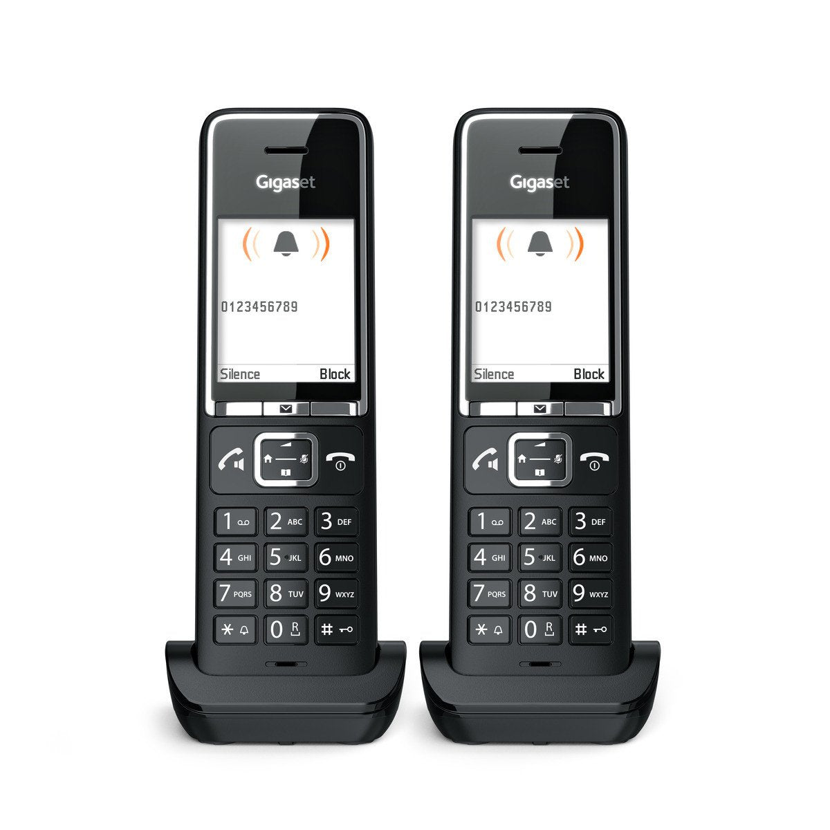 Telefono Gigaset Comfort 550hx Duo Black/Chrome