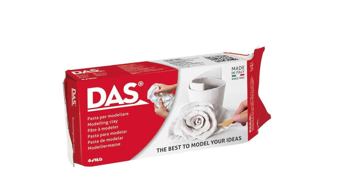Das Pasta Para Modelar - 1kg - Facil De Trabajar - Seca Al Aire - Color Blanco