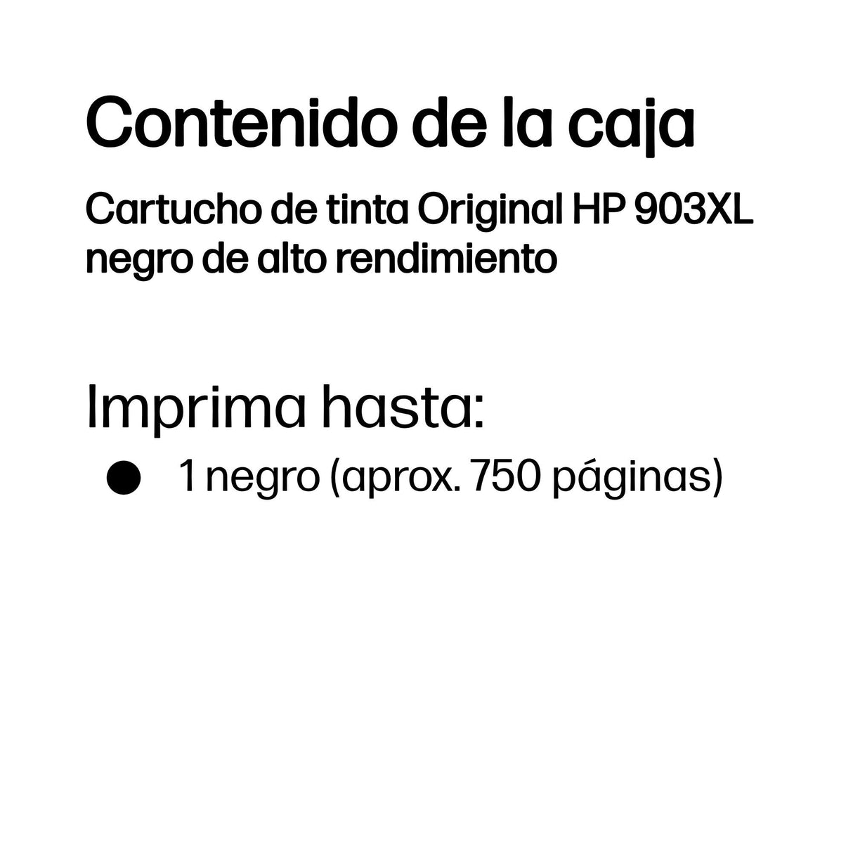 EAN 0199764694485 - HP 903XL High Yield Black Original Ink Cartridge cartucho de tinta 1 pieza(s) Alto rendimiento (XL) imagen 3