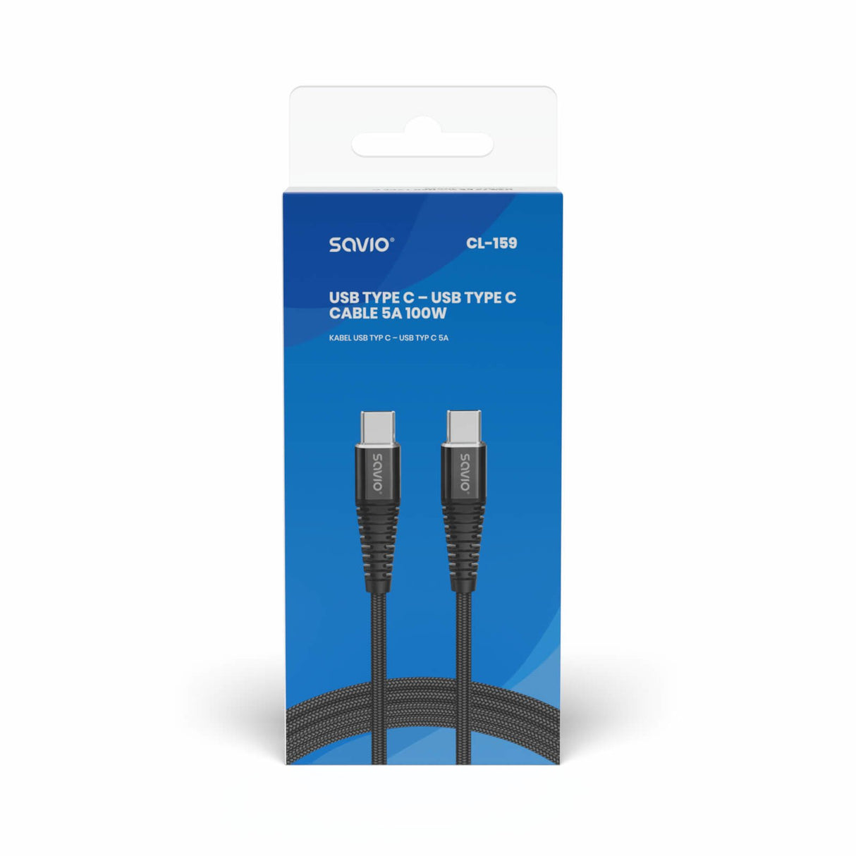 EAN 5901986046929 - Savio CL-159 cable USB USB 2.0 1 m USB C Negro imagen 4
