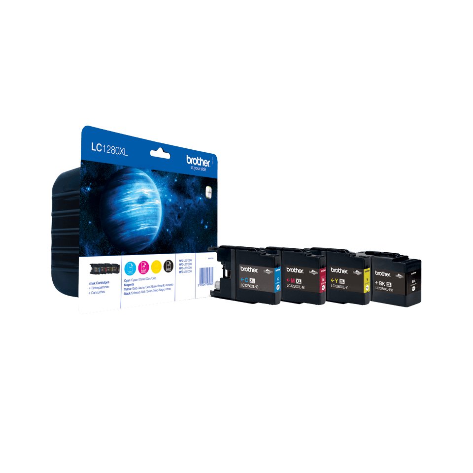 EAN 5014047562662 - Brother LC1280XLVALBP cartucho de tinta 4 pieza(s) Original Alto rendimiento (XL) Negro, Cian, Magenta, A imagen 1