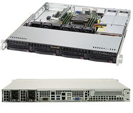 EAN 672042296484 - Supermicro SuperServer 5019P-MR Intel® C621 LGA 3647 (Socket P) Bastidor (1U) Negro imagen 1