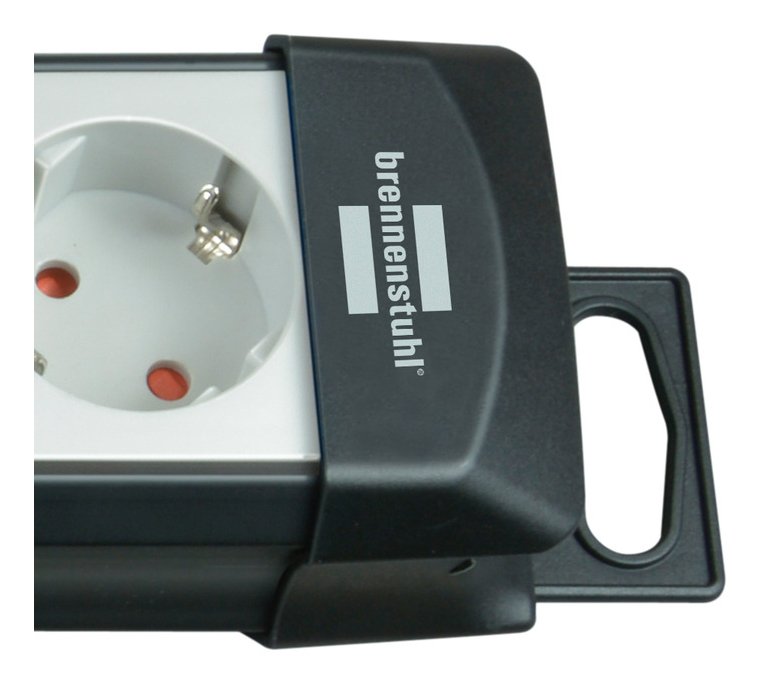 EAN 4007123624263 - Brennenstuhl 1951560101 base múltiple 5 m 6 salidas AC Interior Negro, Gris imagen 4