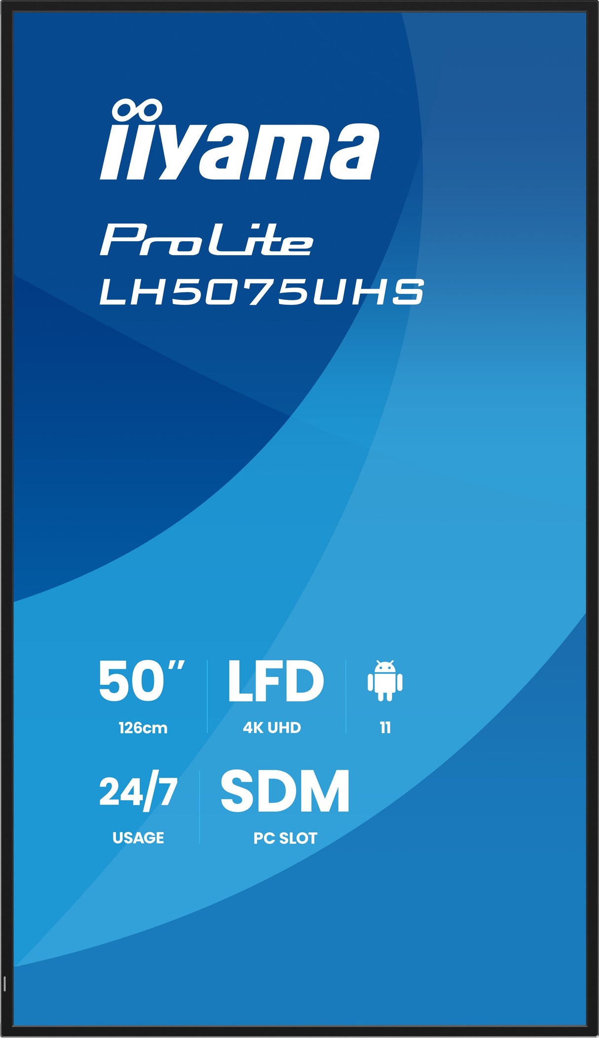 EAN 4948570125241 - iiyama LH5075UHS-B2AG pantalla de señalización Pantalla plana para señalización digital 125,7 cm (49.5") imagen 3