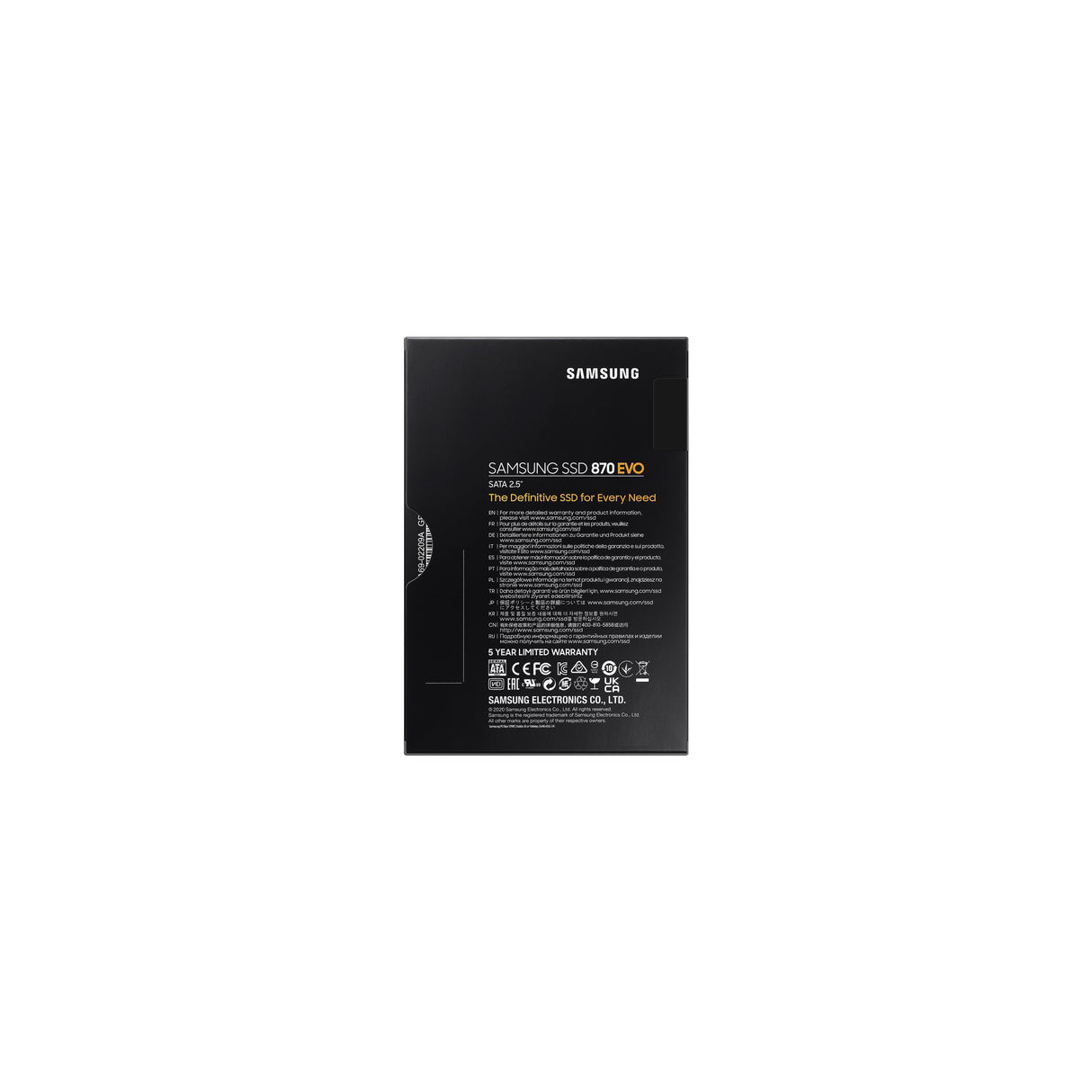 EAN 8806090545900 - Samsung 870 EVO 2 TB 2.5" Serial ATA III V-NAND MLC imagen 7