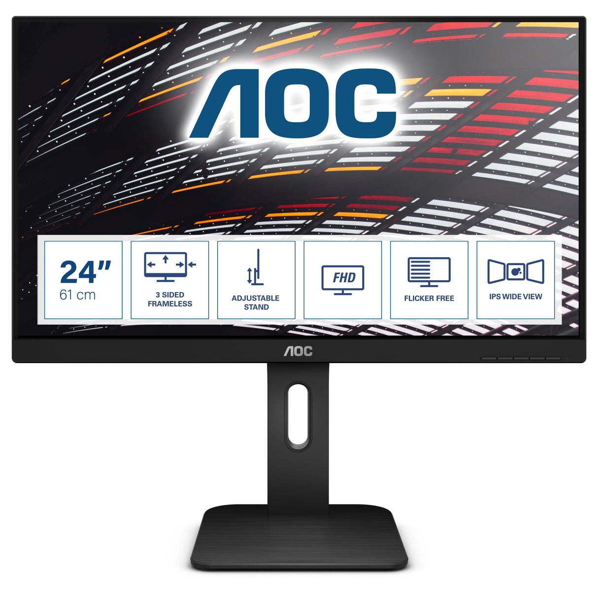 EAN 4038986146241 - AOC P1 X24P1 pantalla para PC 61 cm (24") 1920 x 1200 Pixeles WUXGA LED Negro imagen 1