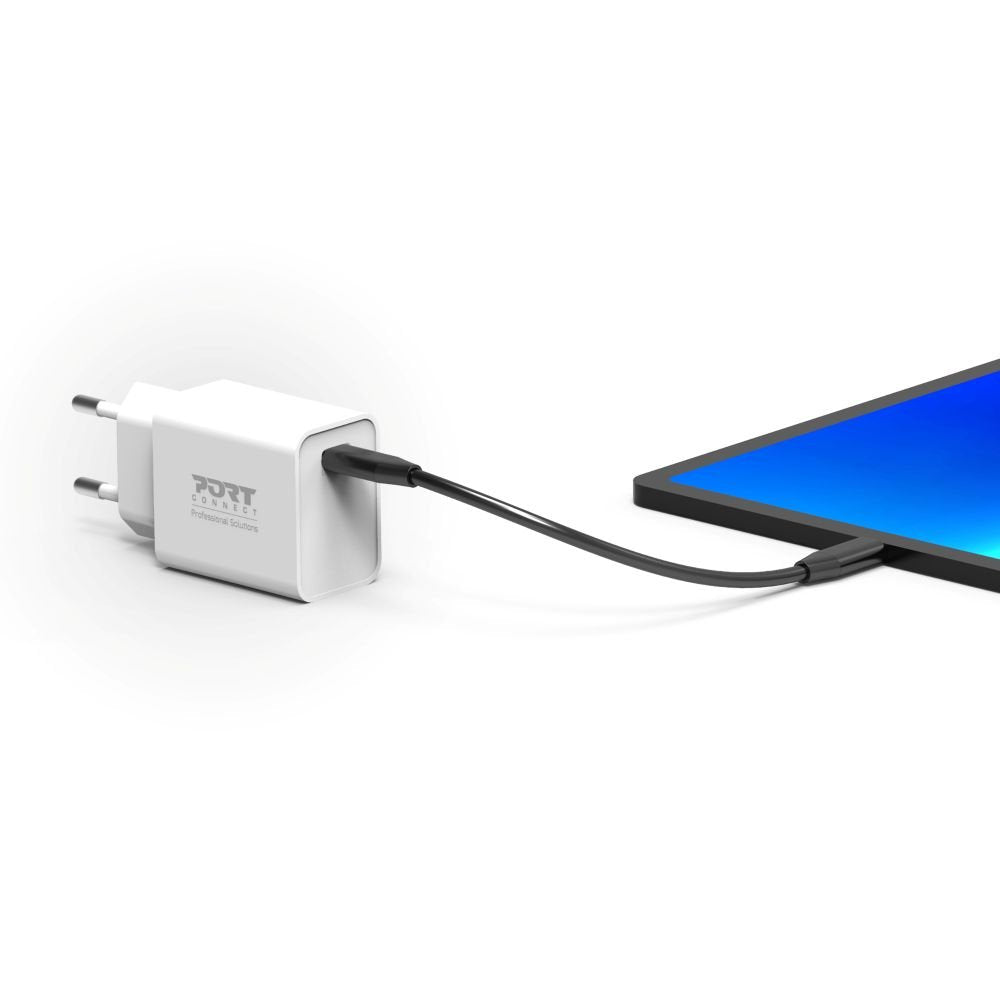 Port Designs Wall Charger Type C Pd 36w Gan - Bulk - Eu