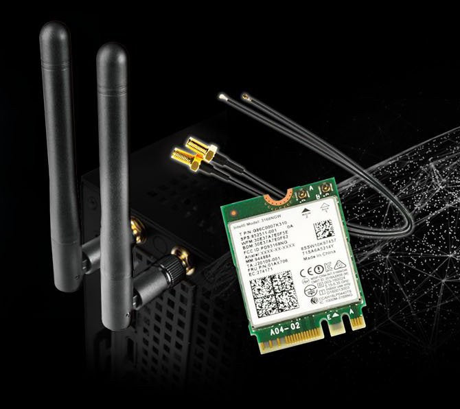 EAN 4717677333688 - Asrock DeskMini WiFi Kit Interno WLAN / Bluetooth imagen 1
