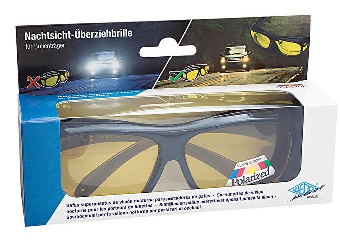 Wedo Nachtsicht-Überziehbrille Sw Polarized Amarillo Getönt