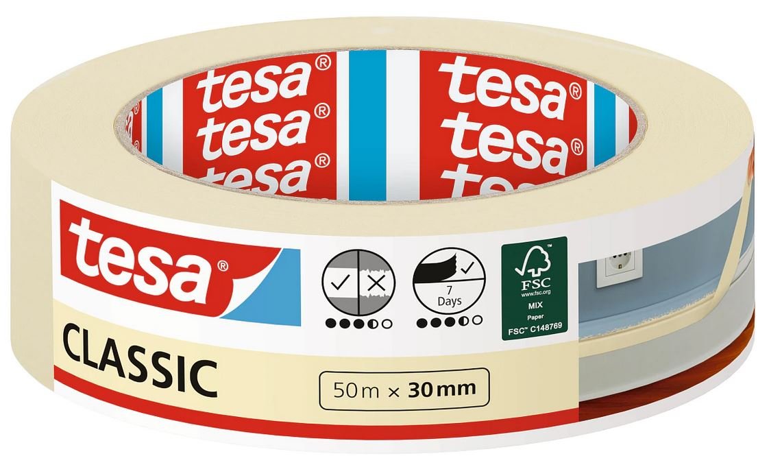 Tesa Cinta De Carrocero Beige Classic 52805-00000-03