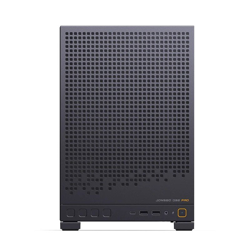 Jonsbo D32 Pro Negro Pc-Gehäuse, Mini-Gehäuse, Matx, Tempered Glass - Schwarz